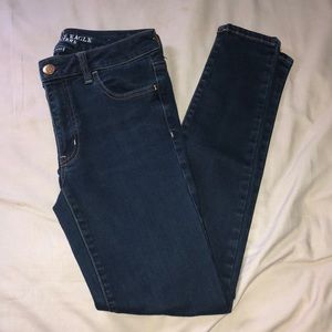 Dark Blue American Eagle Jeggings